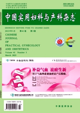 中國實用婦科與產科雜志封面