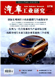 汽車工業(yè)研究征稿