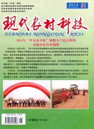 河北農業科技雜志論文投稿論文目錄