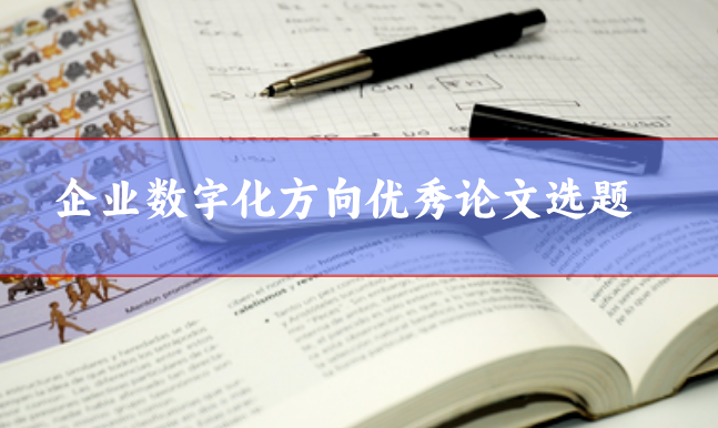 企業數字化選題