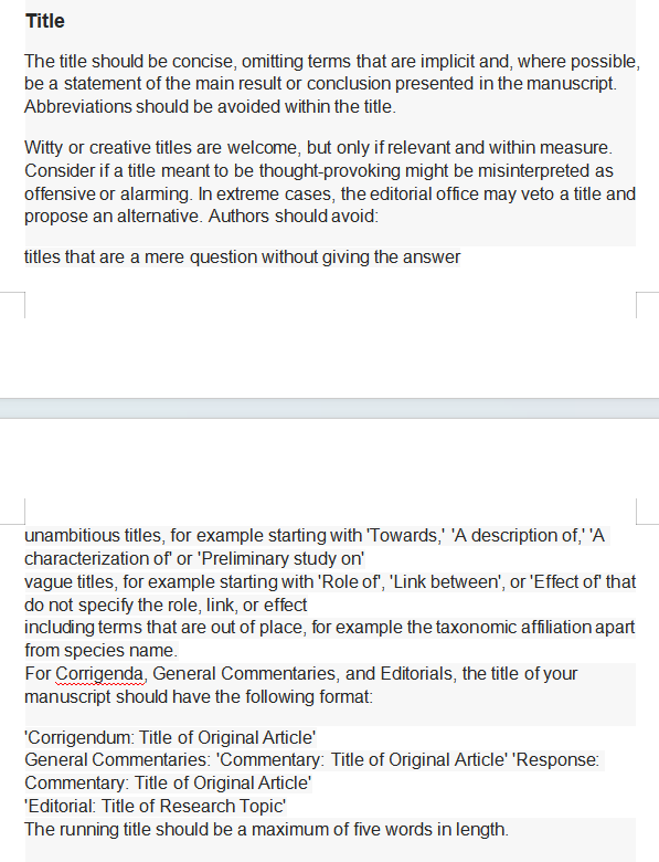 Frontiers in immunology期刊標題格式