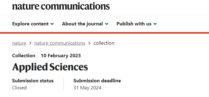 Applied Sciences期刊封面