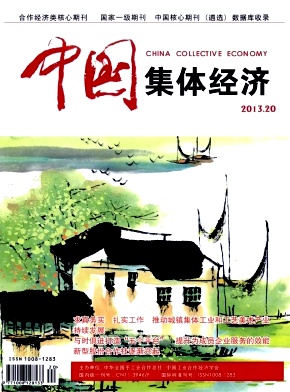 中國集體經濟期刊投稿