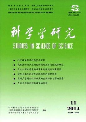 科學(xué)學(xué)研究期刊發(fā)表