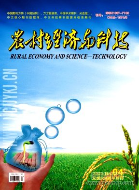 農(nóng)村經(jīng)濟與科技